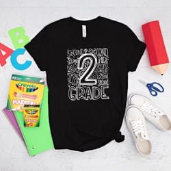 hello second grade shirt, 2nd grade shirt, kindergarten shirt, preschool shirt, 5th grade shirt,back to school shirt