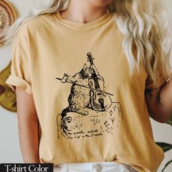 cat shirt | cat playing violin shirt