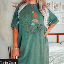 mystic moon and sun comfort colors shirt -celestial moon shirt
