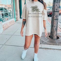the tortured stoners department t-shirt, 420 shirt, thc skull shirt, budtender, gardeners, tortured poet era