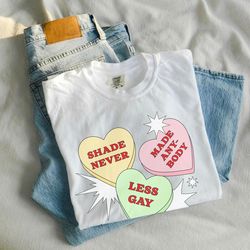 shade never made anybody less gay t-shirt 2, you need to calm down tshirt, pride month shirt