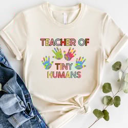 tiny human tamer, teacher shirt, teacher gifts, preschool teacher gift, gift for teacher, i teach tiny humans