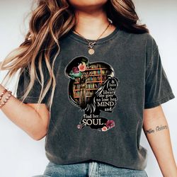 and into the library she goes to lose her mind and find her soul no books shirt, read banned books,teacher librarian gif