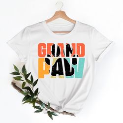 grand paw shirt, personalized gift for dog grandpa, grandpaw shirt with pet names if you want