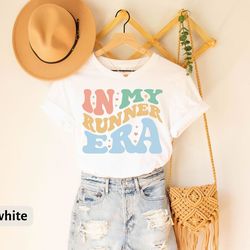 in my runner era t-shirt, funny runner tee, funny marathon athlete gift shirt, fitness running mom t-shirt