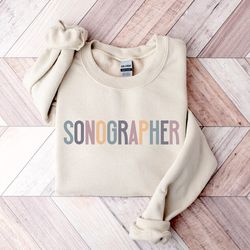 sonographer sweatshirt for ultrasound tech, sonographer sweatshirt hoodie gift, ultrasound technologist crewneck c