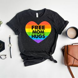 free mom hugs, love is love, pride heart shirt, bisexual shirt, equality shirt, queer shirt, funny gay pride tank, lgbt