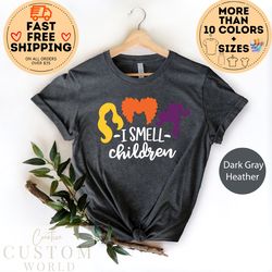 i smell children tshirt, hocus pocus shirt, sanderson sister tees, sanderson witch shirt, trendy sanderson, sanderson wi