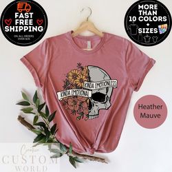 kinda emotional kinda emotionless, mental health matter shirt, psychologist shirt, counselor tee, mental health awarene