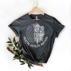 mental health shirt, positivity shirt, mental health matter, trendy shirt, good vibe tee, aesthetic shirt, happy mind te