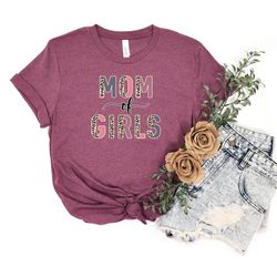 girl mom shirt for mothers day mom of girls tshirt for women girl mama gift idea for new girl mom cheetah crewneck te