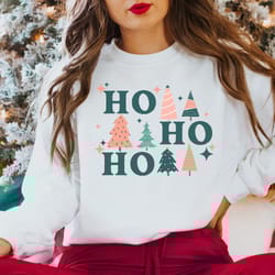 ho ho ho shirt, christmas shirt, christmas gift, santa shirt, holiday shirt, christmas tshirt, christmas trees shirt, cu