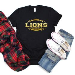 lions football shirt, lions lover shirt, football mom shirt, womens men shirt, gift for her him, football fan shirt foot