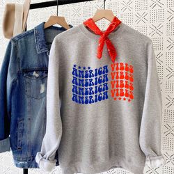 america vibes sweatshirt, 4th of july shirt, independence day, memorial day, fourth of july hoodie, usa sweatshirt, amer