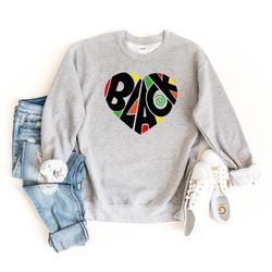 black girl sweatshirt, afro women gift, afro girl sweater, black girl pullover, black girl magic, gift for woman,black w