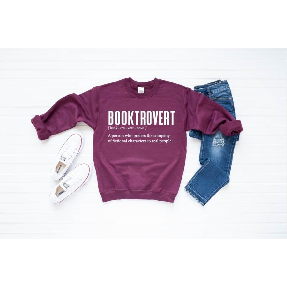 Booktrovert,Book Lover Sweatshirt, Book Lover Gift,Book Lover Hoodie,Book Shirt,Teacher Gift,Gift For Mom,Gift For Her,Book Lover Shirt.jpg