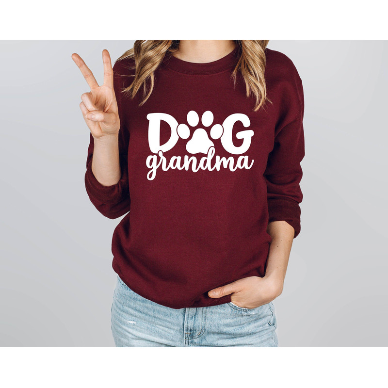 Dog Grandma Sweatshirt,Dog Grandma Hoodie,Dog Mom Sweatshirt,Dog Lover Sweatshirt,Trendy Sweatshirt,Pet Lover Tshirt,Paw Sweatshirt.jpg