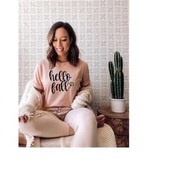 hello fall shirt, fall shirt, thanksgiving shirt, pumpkin shirt, autumn shirt, fall shirts, fall tee, pumpkin patch shir