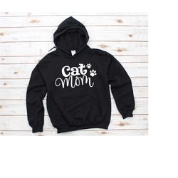 cat mom hoodie, hoodie, cat lover, cat mom, animals hoodie, mom hoodie, cat lover hoodie, cat mom gift, cat hoodie, anim