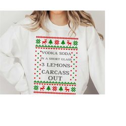 real housewives sweatshirt real housewives gifts rhobh sweater dorit drink order shirt ugly christmas sweatshirt carcass