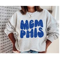 memphis sweatshirt memphis crewneck memphis tennessee sweatshirt memphis basketball sweatshirt game day apparel gift for