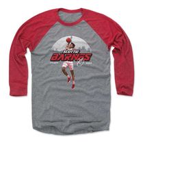 scottie barnes men's baseball t-shirt - toronto basketball scottie barnes toronto skyline wht