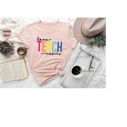 teach love inspire shirt, teacher shirt, gift for teacher, teacher gifts, teacher appreciation, teacher life shirt, pres