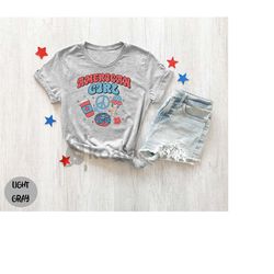american girl shirt, american shirt, american flag shirt, american candy shirt, 4th of july tee, candy shirt, independen