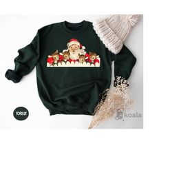 santa's little reindeer sweatshirt, santa's little deer, santa's little reindeer, santa's antlers sweatshirt, santa's re
