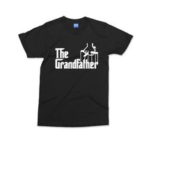 the grandfather t-shirt gift for grandad present for grandpa grampa gift gangster slogan parody film movie christmas gif