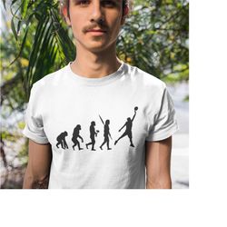 basketball evolution t-shirt - basketball shirt - basketball gift - basketball coach gift - basketball lover - basketbal