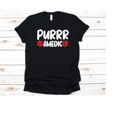 purrr amedic shirt, gift for vet technicians, animal science, veterinary, veterinary technician, veterinarian, vet techn