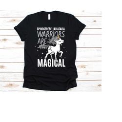 spinocerebellar ataxia warriors are magical shirt, gift for spinocerebellar ataxia fighter, spinocerebellar ataxia, gene