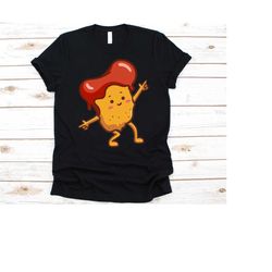 chicken nugget hair ketchup shirt, deboned chicken meat, chicken nuggets lover, chicken dish, breaded chicken, nugs life