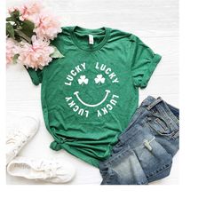 lucky shamrock shirt, shamrock shirt, lucky shirt, st paddys day shirt, saint patricks day,  st patricks day, irish shir