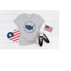 jesus saves usa, god bless america shirt, red white and blue, god bless america, america shirt, 4th of july shirt, meric