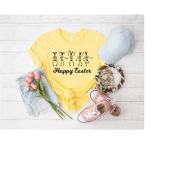 easter dancing skeleton bunny shirt, dancing skeleton, skeleton sweatshirt, bunny ears skeleton, easter shirt,  bunny sh