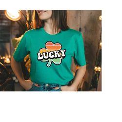 lucky shirt, st paddys day shirt, saint patricks day, shamrock shirt, st patricks day, irish shirt, four leaf clover,sha