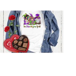 it's mardi gras y'all gnome shirt,  mardi gras gnome tee, mardi gras, mardi gras shirt, mardi gras costume, saints shirt