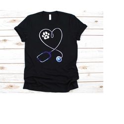 vet tech heart shirt, gift for vet technicians, animal science, veterinarian shirt, veterinary graphic, veterinary techn