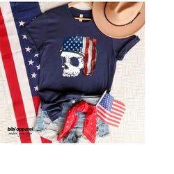 usa skull flag t shirt - usa flag shirt -skull flag shirt - american flag shirt - usa flag sublimation design t shirt -