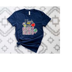 i teach little sweet hearts t-shirt, teacher valentines day shirt, teach sweet hearts tee, teacher life gift