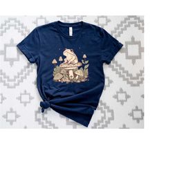 frog mushroom t-shirt, cottagecore froggy tee, toad shirt, frog lover shirt, humor milf shirt, frog tee, mushroom shirt