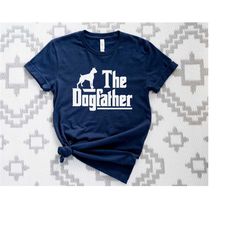 the dogfather t-shirt, pitbull dad shirt, dad dog gift, dog lover father shirt, father's day gift tee
