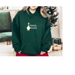 goose bumps sweatshirt, goose shirt, funny shirt, silly goose sweatshirt, christmas hoodie, goose couple sweatshirt, bes