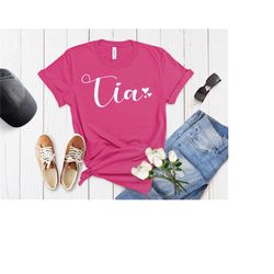 tia shirt, tia established shirt, new aunt shirt, mexican aunt shirt, announcement pregnancy, gift for aunt to be, aunti