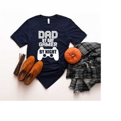 dad by day gamer by night t-shirt , dad level unlocked gamer shirt , retro gaming t-shirt gift ,father's day gift, funny