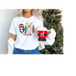 nana clause sweatshirt, christmas grandma clause sweater, nana sweater, nana and grandkids shirt, gifts for nana, gifts