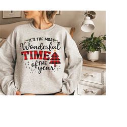 it's the most wonderful time of the year sweatshirt, retro christmas sweater, christmas shirt, family xmas tee,holiday g