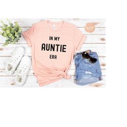 in my auntie era shirt, gift for aunt, funny aunt t-shirt, concert tshirt, retro concert tee, concert shirt gift for aun